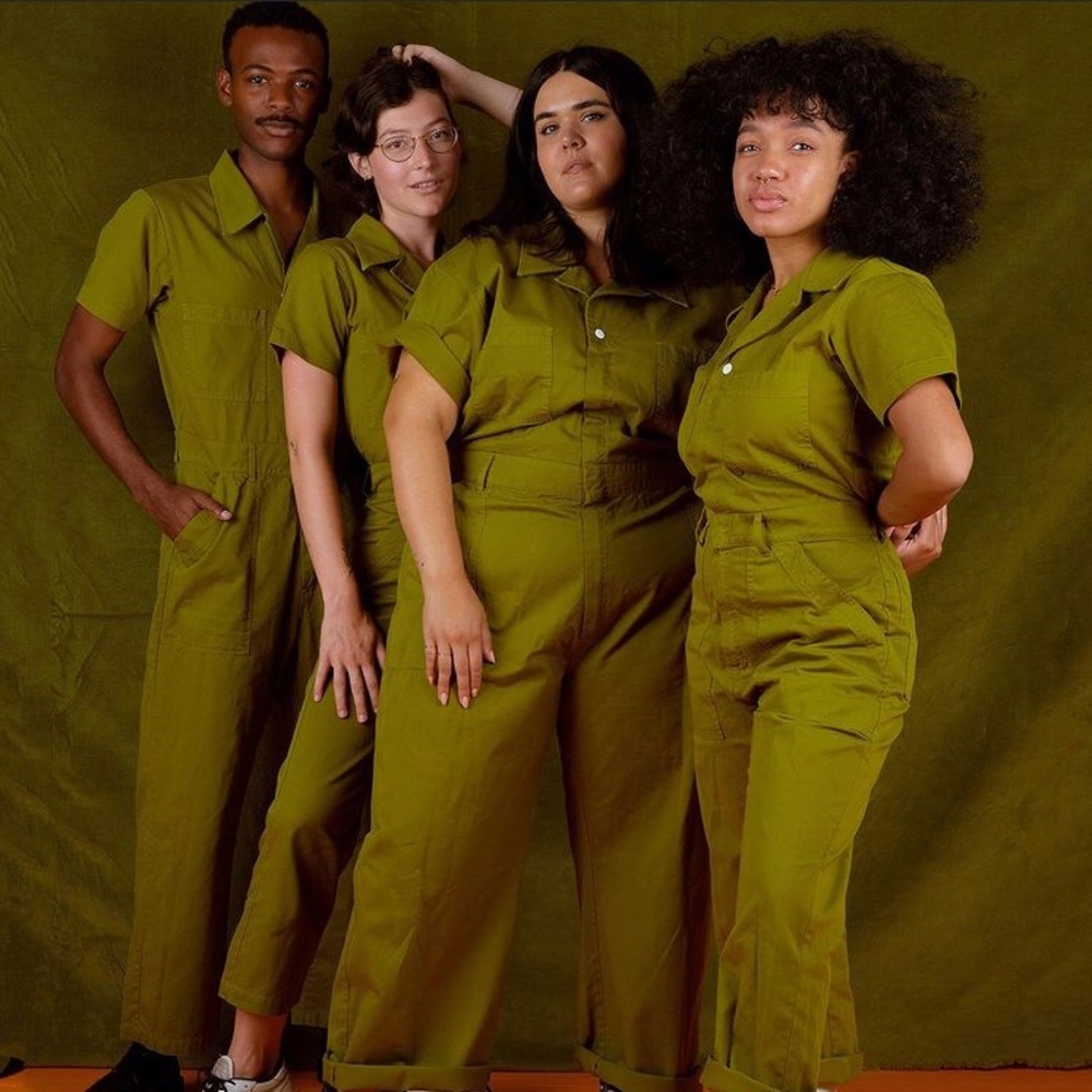 Big Bud Press Olive Short Sleeve Jumpsuit